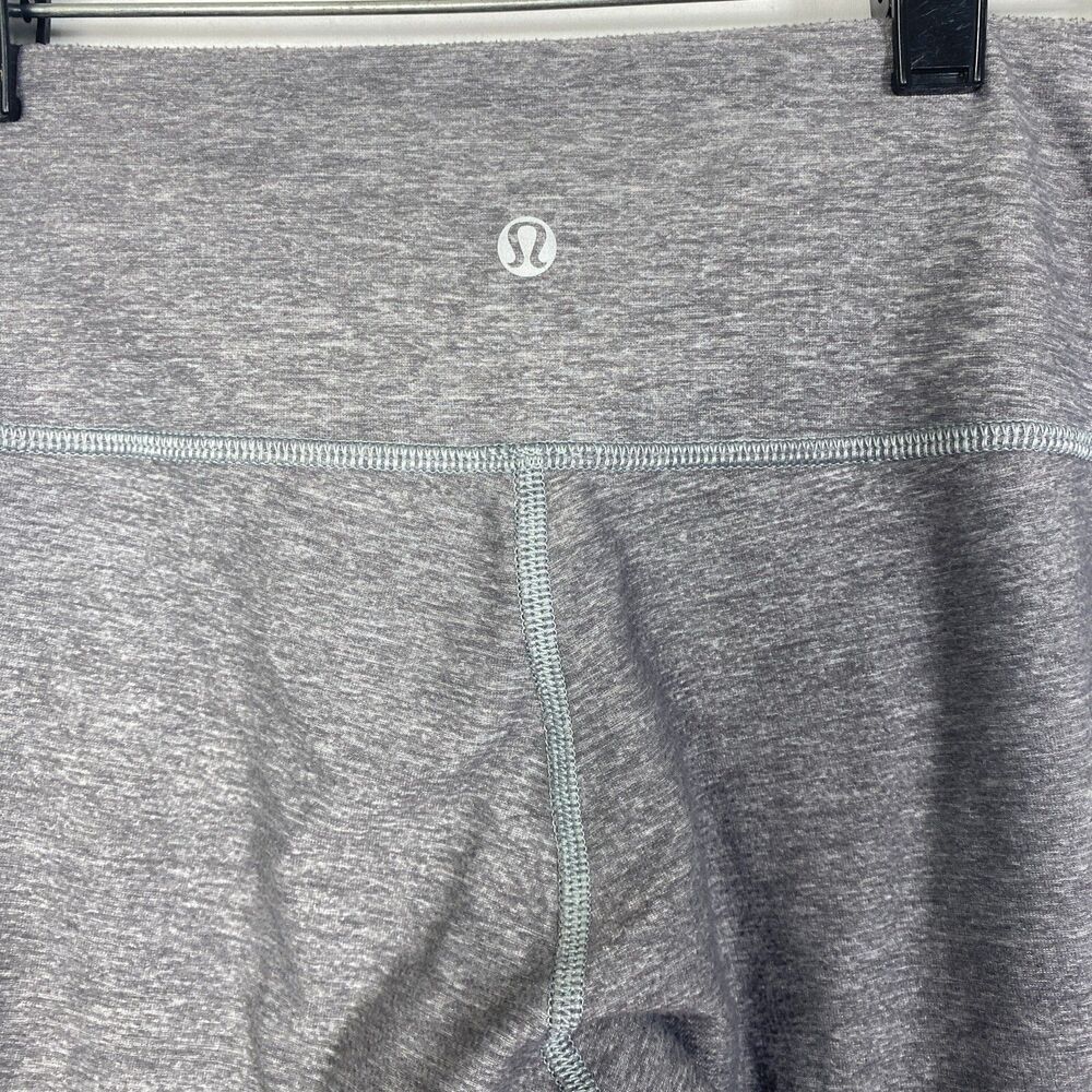 Lululemon High Rise Leggings Womens Size 6 Gray Soft Yoga Gym Pant